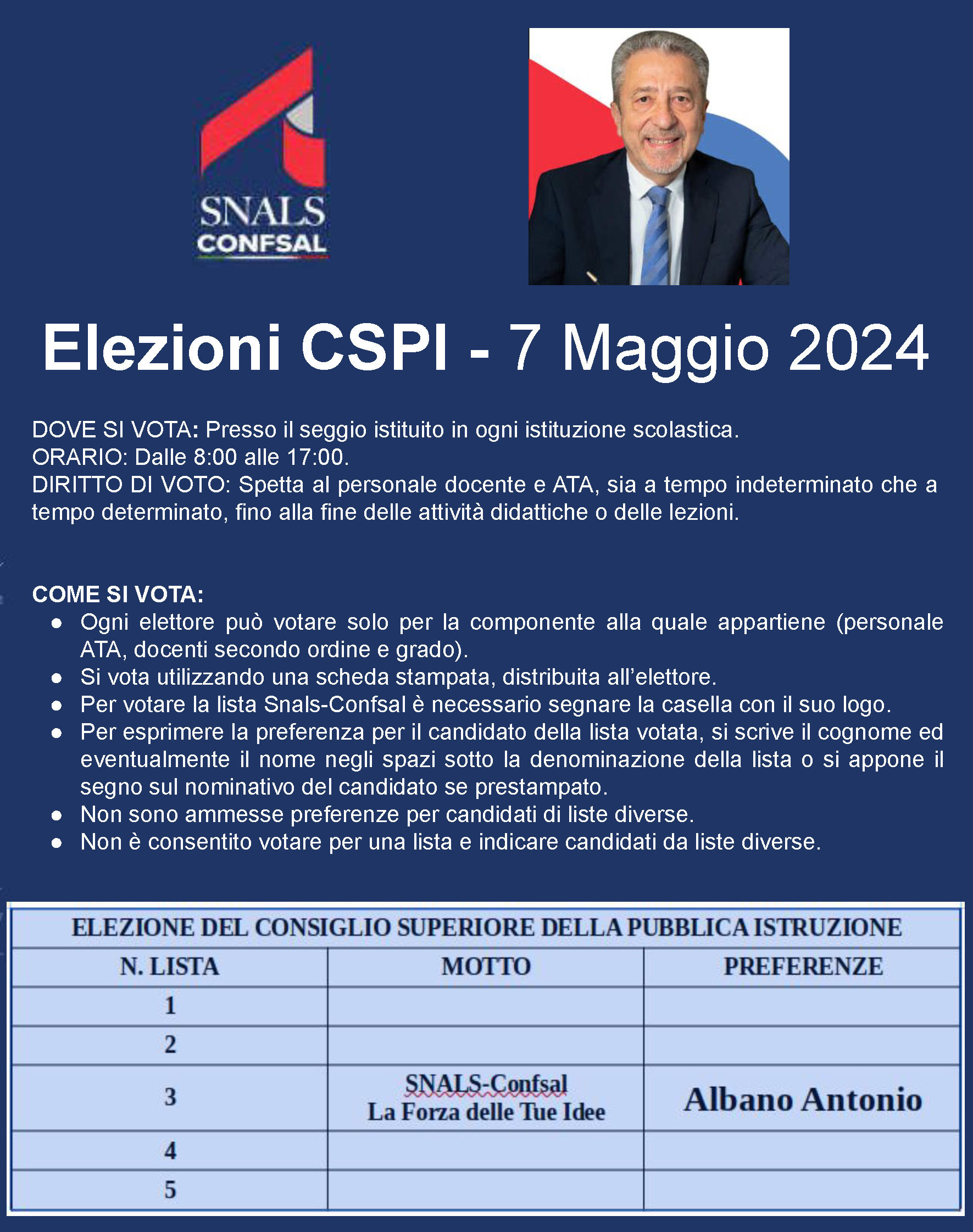 scheda elettorale